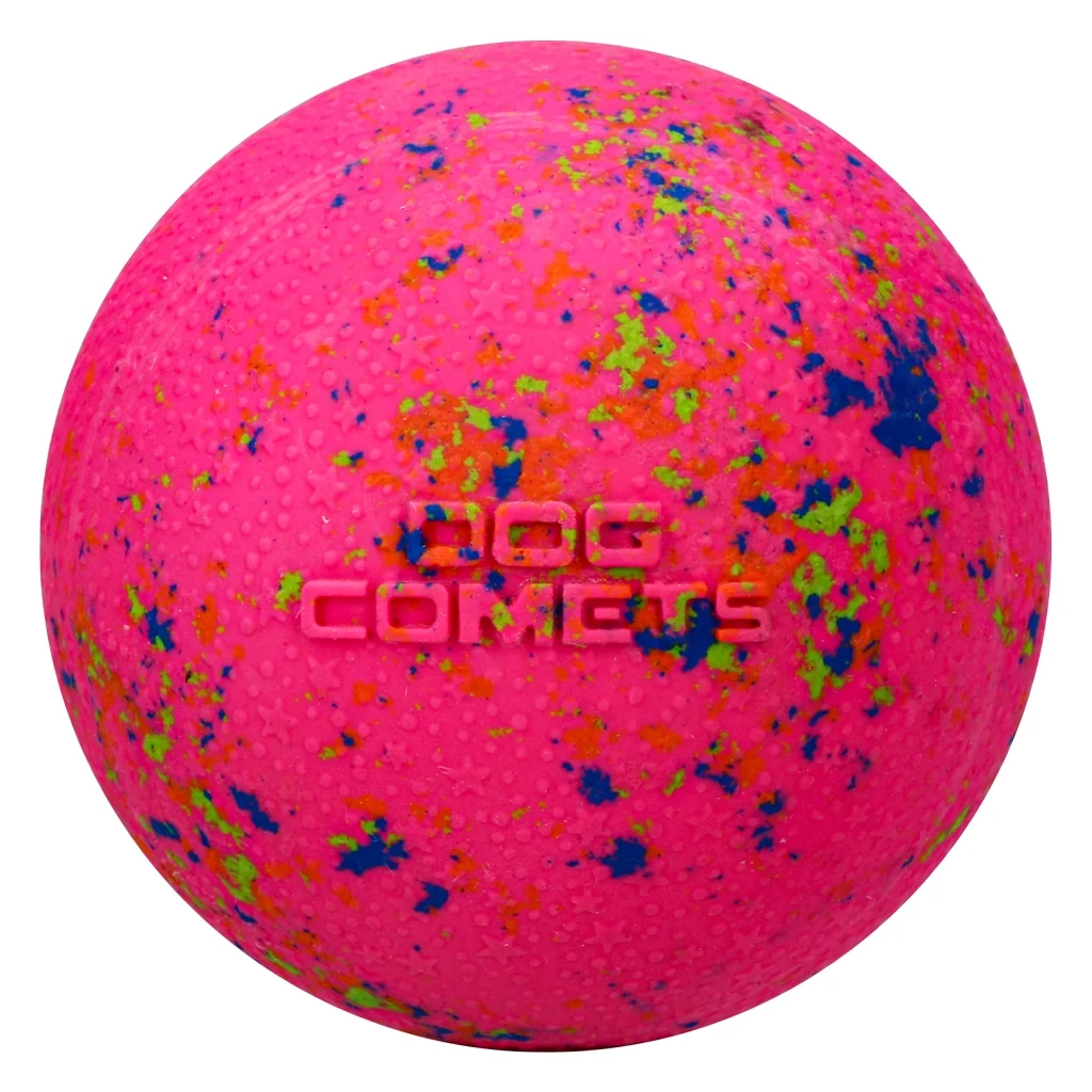 Dog Comets Ball Stardust Pink